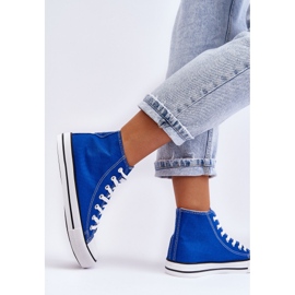 FR1 Zapatillas Clásicas Mujer Altas Azules Remos 4