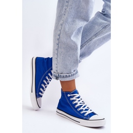 FR1 Zapatillas Clásicas Mujer Altas Azules Remos 5