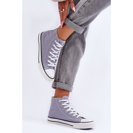 FR1 Zapatillas Clásicas Mujer Altas Gris Remos 5