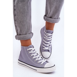 FR1 Zapatillas Clásicas Mujer Altas Gris Remos 2