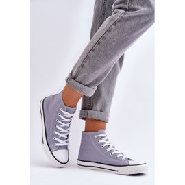 FR1 Zapatillas Clásicas Mujer Altas Gris Remos 4