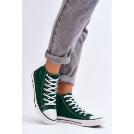 FR1 Zapatillas Clásicas Mujer Altas Verde Remos 8