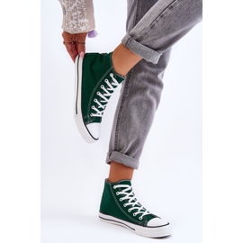 FR1 Zapatillas Clásicas Mujer Altas Verde Remos 2