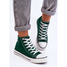 FR1 Zapatillas Clásicas Mujer Altas Verde Remos 3