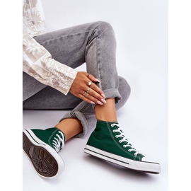 FR1 Zapatillas Clásicas Mujer Altas Verde Remos 6