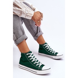 FR1 Zapatillas Clásicas Mujer Altas Verde Remos 7
