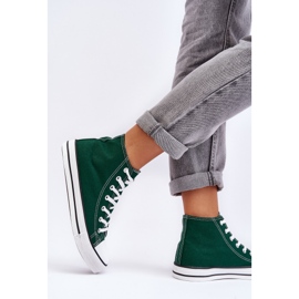 FR1 Zapatillas Clásicas Mujer Altas Verde Remos 4