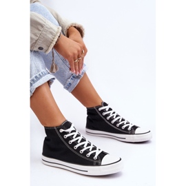 FR1 Zapatillas altas clásicas de mujer Remos en blanco y negro 4