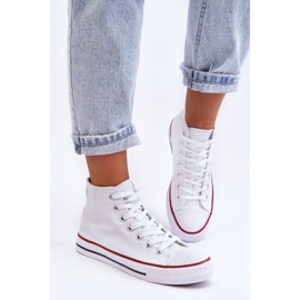 Zapatillas Altas Clásicas De Mujer Blanco Remos 4