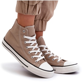 FR1 Zapatillas Altas Clásicas Mujer Beige Remos 8