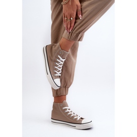 FR1 Zapatillas Altas Clásicas Mujer Beige Remos 3