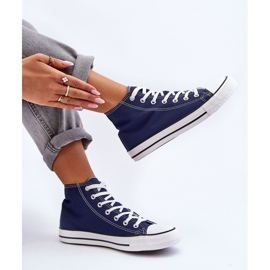 Zapatillas Altas Clásicas De Mujer Azul Marino Remos 1