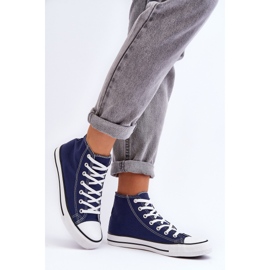 Zapatillas Altas Clásicas De Mujer Azul Marino Remos 2