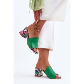 Lewski Shoes Zapatos Mujer Piel Tacones Altos Leski 3209/K Verde 1 Lewski Shoes Zapatos Mujer Piel Tacones Altos Leski 3209/K Verde 1