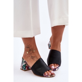 Lewski Shoes Zapatos Mujer Piel Tacones Altos Leski 3209/K Negro 2