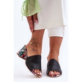 Lewski Shoes Zapatos Mujer Piel Tacones Altos Leski 3209/K Negro 7