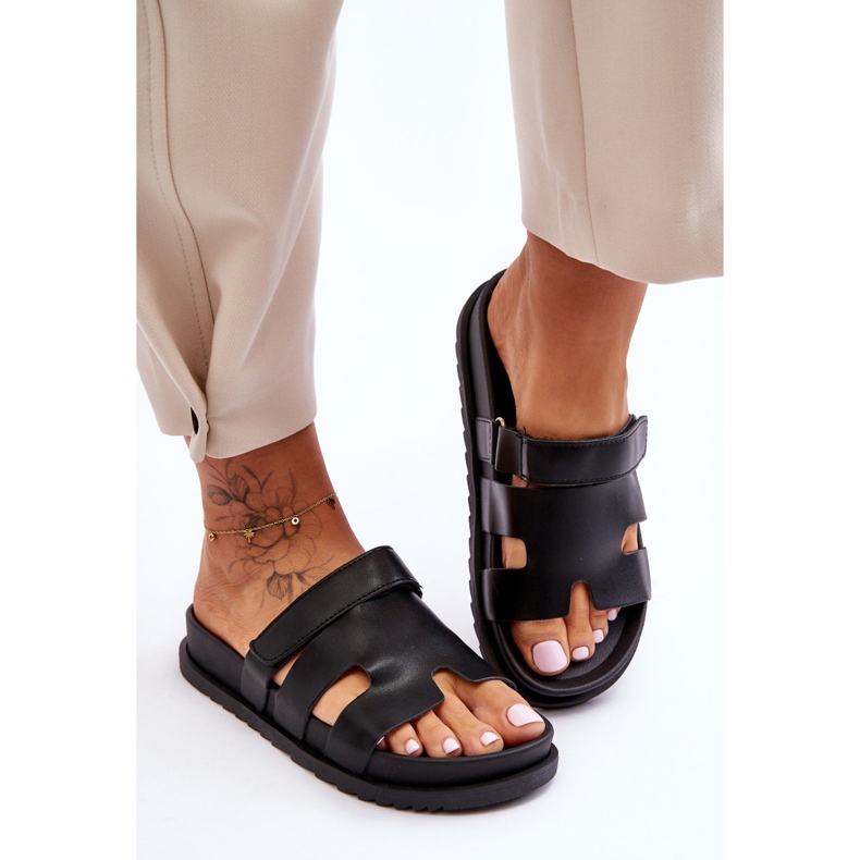 Pantuflas clásicas de mujer Molie negras negro 1 Pantuflas clásicas de mujer Molie negras negro 1