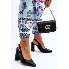 Zapatos Peep Toe Clásicos Negro My Love 1 Zapatos Peep Toe Clásicos Negro My Love 1