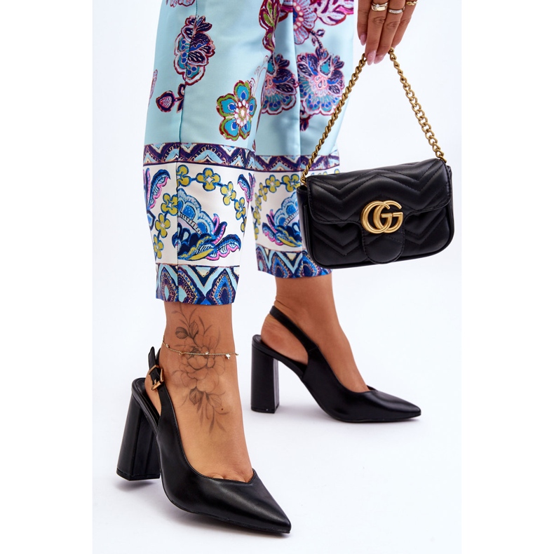 Zapatos Peep Toe Clásicos Negro My Love 1 Zapatos Peep Toe Clásicos Negro My Love 1