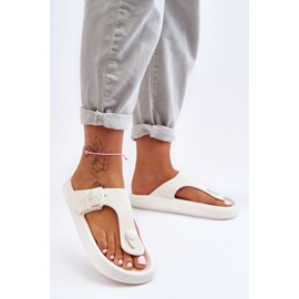 Chanclas De Espuma De Mujer Blanco Apollo 1