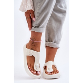 Chanclas De Espuma De Mujer Blanco Apollo 5