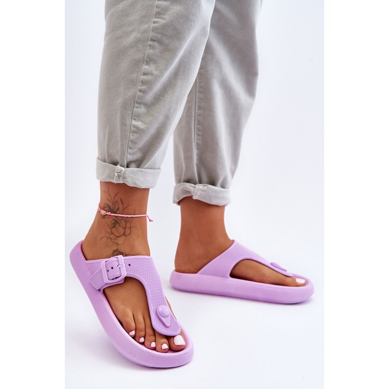 Chanclas De Espuma De Mujer Violeta Apollo púrpura 1