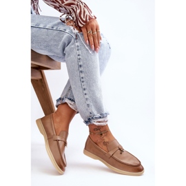 PM1 Mocasines Clásicos Mujer Marrón Cortez 7