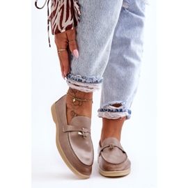 PM1 Mocasines Clásicos Mujer Gris Cortez 1