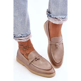 PM1 Mocasines Clásicos Mujer Gris Cortez 3