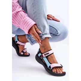 Sandalias Deportivas Mujer Lee Cooper LCW-23-34-1688L Rosa-Azul rosado 4