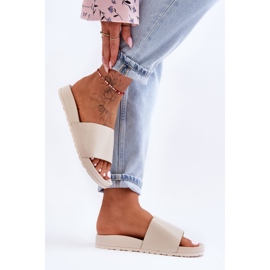 Pantuflas Clásicas Mujer Beige Rolien 2