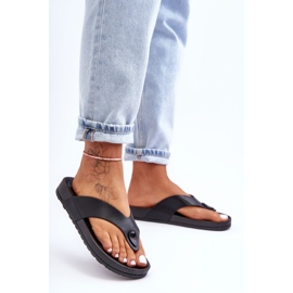 Chanclas Mujer Plataforma Negro Bellitta 1