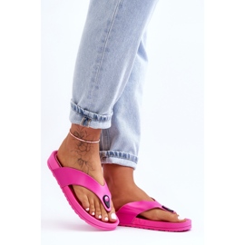 Chanclas Mujer Plataforma Fucsia Bellitta rosado 4