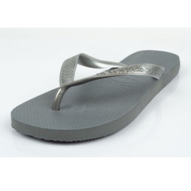 Chanclas en gris acero de Havaianas plata 1 Chanclas en gris acero de Havaianas plata 1