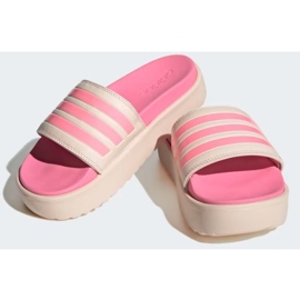 Pantuflas adidas Adilette Platform W HP9409 rosado 1