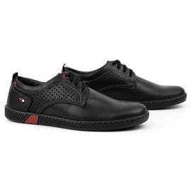 Olivier Zapatos casual de hombre 302GT negro 2