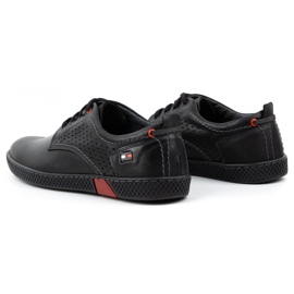 Olivier Zapatos casual de hombre 302GT negro 6