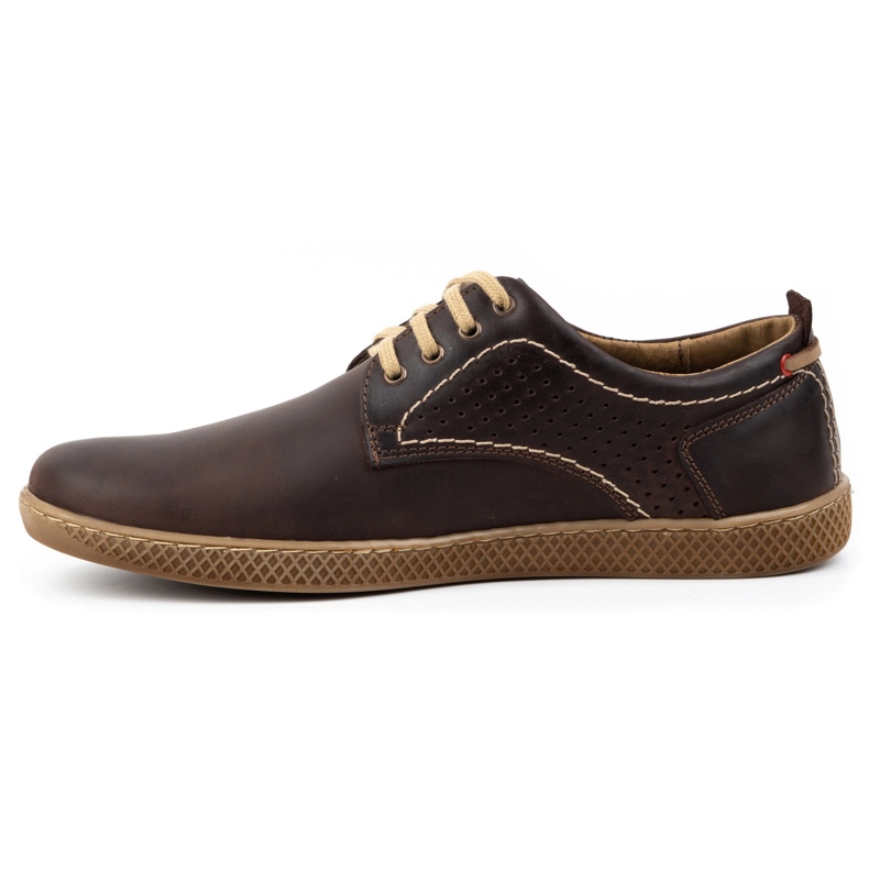 Olivier Zapatos casuales de hombre 302GT marrón 1