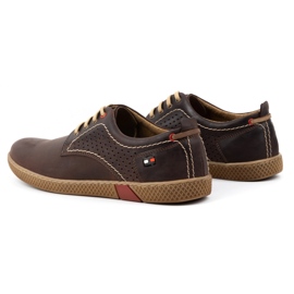 Olivier Zapatos casuales de hombre 302GT marrón 7