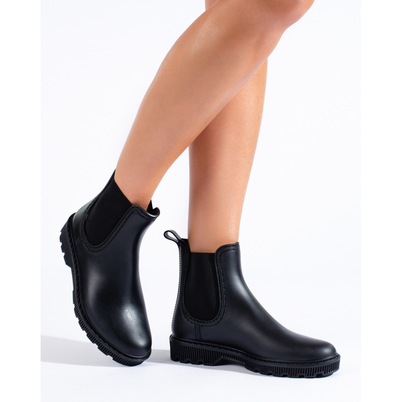 Botas de agua negras cortas Shelovet negro 1