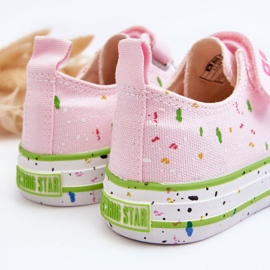 Deportivas Infantiles Velcros Big Star LL374064 Rosa rosado 5