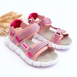 Sandalias Infantiles Velcros Big Star LL374202 Rosa rosado 2