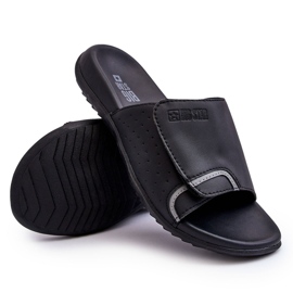Pantuflas Classic Big Star para hombre LL174603 Negro 6