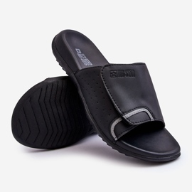 Pantuflas Classic Big Star para hombre LL174603 Negro 5