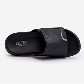 Pantuflas Classic Big Star para hombre LL174603 Negro 3