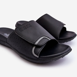 Pantuflas Classic Big Star para hombre LL174603 Negro 4