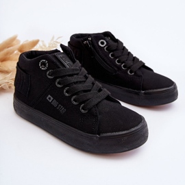 Zapatillas Altas Infantiles Clásicas Big Star LL374001 Negro 2