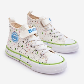 Zapatillas Infantiles Estampadas Big Star LL374049 Blanco 1
