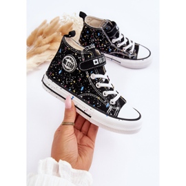 Deportivas Infantiles Estampadas Big Star LL374050 Negro 4
