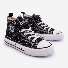 Deportivas Infantiles Estampadas Big Star LL374050 Negro 1